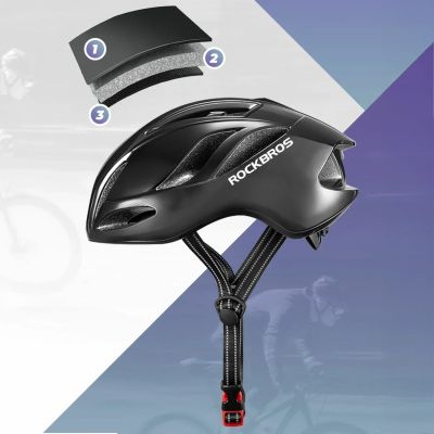 3. Rockbros TS-42 leichter Fahrradhelm 58-62 cm - Titan