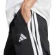 5. adidas Herren-Trikothose mit 3 Streifen, normaler Passform und offenem Saum, Schwarz, JI8802