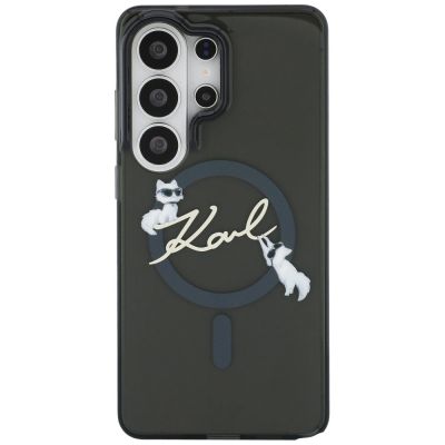 3. Karl Lagerfeld IML KC Script MagSafe Hülle für Samsung Galaxy S26 Ultra - Schwarz