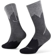 Buff Merino Leichtgewicht Crew Socken LWC3 Schwarz L Socken