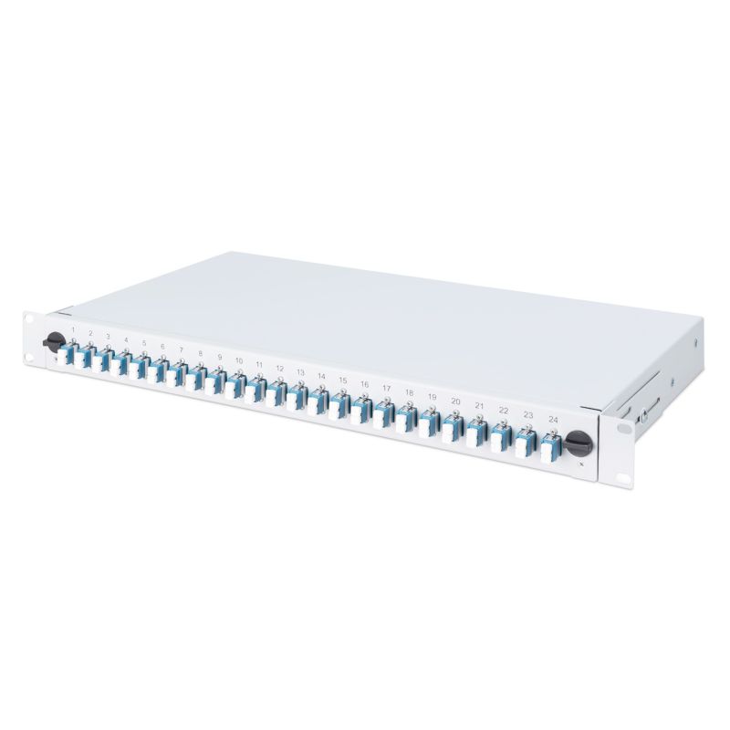 28. Digitus Glasfaserpanel, mit Zubehör, LC, OS2
