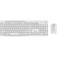 Logitech MK295 Silent Wireless Combo Tastatur & Maus (inkl. USB, QWERTZ-Schriftart, Deutsch, Weiß)