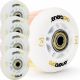 5. ENERO PRO PU-Roller-Skate-Rollen 64 mm, 4 Stück mit ABEC 7 LED-Kugellagern