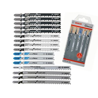 3. Bosch 2 607 011 438 Stichsäge, Stichsägeblatt und Kreissägeblatt Stichsägeblatt Hartmetall 15 Stück.