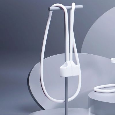 4. 3mk Silikonhülle für AirPods Pro 3 – Weiß