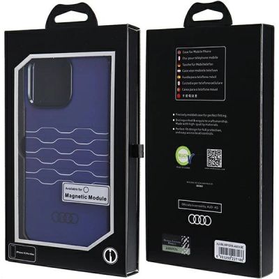 7. Audi IML MagSafe Hülle für iPhone 15 Pro Max - blau