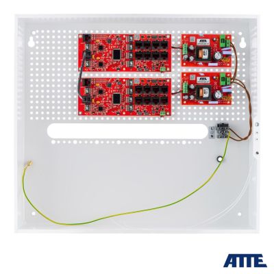 Set für 16 Kameras IP-Switch PoE 16P+2G ATTE IP-16-20-H