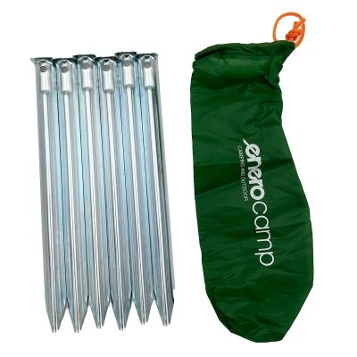 9. Zeltnägel 23 cm, 6er-Set, Metall