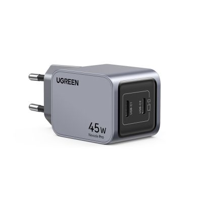 3. Ugreen Nexode Pro 35008 2x USB-C, GaN, 45W Wandladegerät – Grau