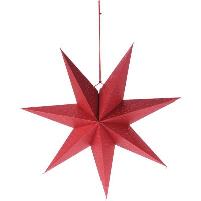 5. Dekorativer Papierstern, 60 cm, rot