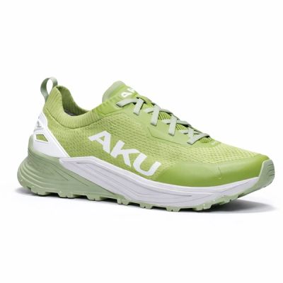 Aku Herren-Outdoor-Trekkingschuhe Aira, bequeme Wanderschuhe, grün-grau