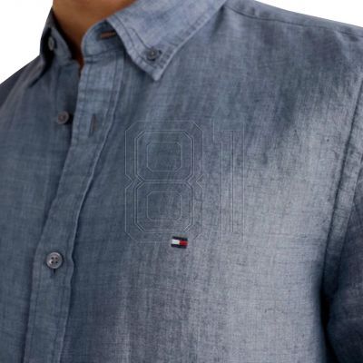 8. Tommy Hilfiger Pigmentgefärbtes Leinenhemd M MW0MW23147