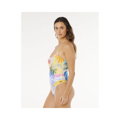 2. Damen-Badeanzug RIP CURL Hotel Malibu Cheeky, mehrfarbig