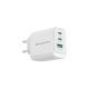 3. Conceptronic ALTHEA21W65 Universelles Ladegerät für Mobilgeräte, Weiß, AC-Schnellladung, Intern