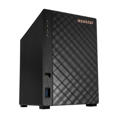 3. NAS Asustor AS1102TL; Tower; 2x (3,5" SATA HDD); Realtek RTD1619B; 1 GB DDR4, 1x 1GbE, 1x USB 3.2, 1x USB 2.0