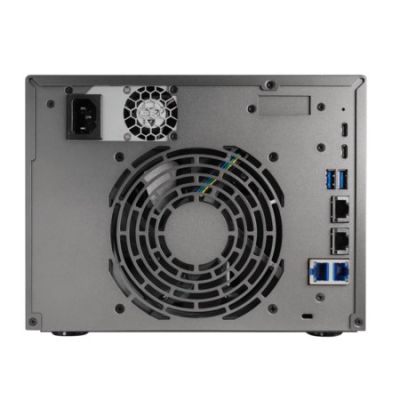 2. NAS Asustor AS6808T; Tower; 8x (3,5" SATA HDD/ 2,5" SSD); AMD Ryzen Embedded V3C14; 16 GB ECC DDR5 SODIMM (max. 64 GB), 2x 10GbE, 2x 5GbE, 4x M.2 2280 NVMe PCIe 4.0, 2x USB 4.0, 2x USB 3.2 Gen, 1x optionale 10GbE-Karte