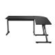 2. Huzaro Hero 6.0 Schwarzer Gaming-Schreibtisch