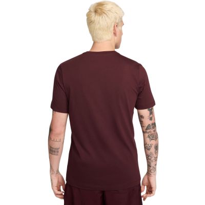2. Herren-T-Shirt Nike Club Tee burgunderrot AR4997 652
