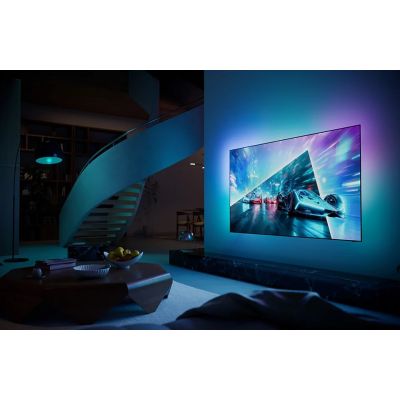 2. Philips 55OLED761/12 Fernseher, 139,7 cm (55 Zoll), 4K Ultra HD Smart TV, WLAN, Metallic