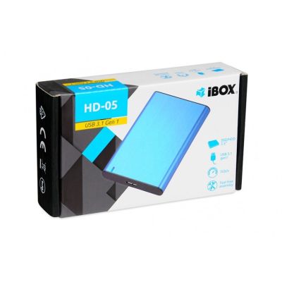 2. I-BOX HD-05 Externes Gehäuse 2,5" USB 3.1 Gen. 1 Blau