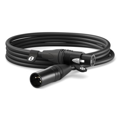 RODE XLR3M 3m XLR-Audiokabel Schwarz