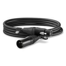 RODE XLR3M 3m XLR-Audiokabel Schwarz