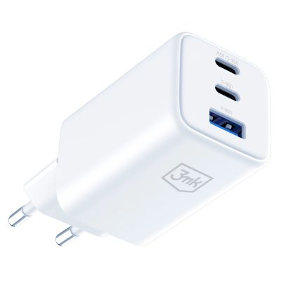 6. USB-C/USB-A 3mk Hyper GaN PD Ladegerät 65W™ – Weiß