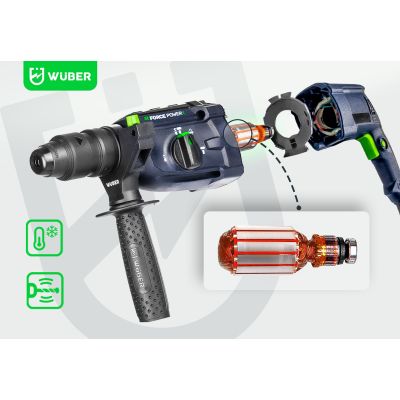 3. Bohrhammer mit 4-J-Schlagenergie, 2500 W, W28920 WUBER