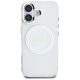 3. Guess IML Metal Colored Circle Classic Logo MagSafe Hülle für iPhone 16 - Weiß