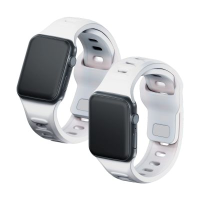 13. 3mk Silikon- Watch für Apple Watch 42 / 44 / 45 / 49 mm – Weiß