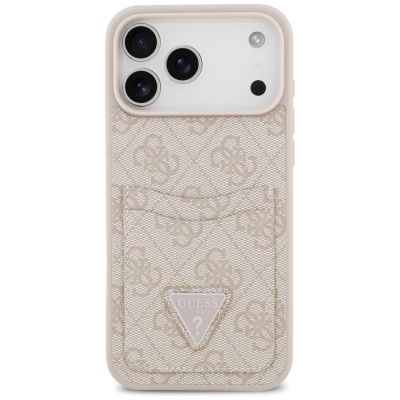 3. Guess 4G Nauble Card Triangle Case für iPhone 17 Pro Max - Pink