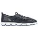 3. Rieker W RKR652 marineblaue durchbrochene Lederschuhe