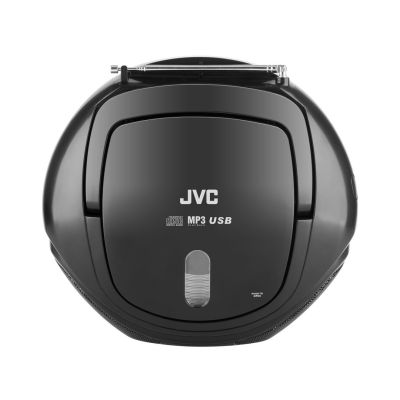 2. JVC RD-E221B Boombox, schwarzer Radioplayer