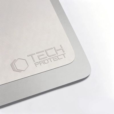 3. Tech-Protect Poliertuch, Mikrofaser-Bildschirmreinigungstuch für Laptops (13–14 Zoll) – Grau