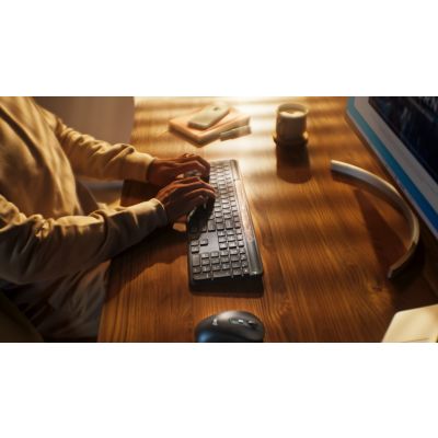 9. Logitech Signature Slim Solar+ K980 Tastatur Universal RF Wireless + Bluetooth QWERTZ Deutsch Graphit