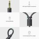 7. Ugreen Audioadapter Klinke 3,5 mm Stecker auf 2 x RCA Buchse Kabel 0,25 m grau (AV109)