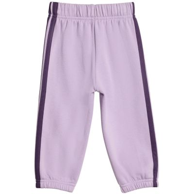 4. adidas Essentials Joggers 3-Streifen Hoodie Trainingsanzug Lila JV9856
