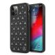 Mercedes Schutzhülle mit silbernem Sternenmuster für iPhone 12 Pro Max, Schwarz