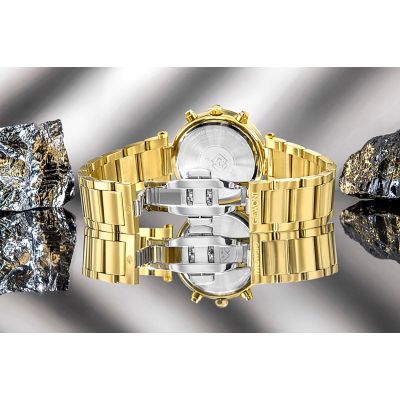 8. Giewont Saphir Gold Silber Damenuhr GW3380-B2