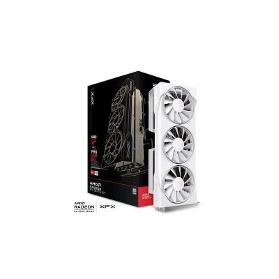 4. Grafikkarte XFX Swift RX 9070XT Weiß 3-Lüfter 16 GB