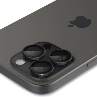 16. Spigen Glas.tR EZ Fit Optik Kameraschutz für iPhone 14 Pro / Pro Max / 15 Pro / Pro Max / 16 Pro / Pro Max 17 Pro / 17 Pro Max - Schwarz 2 Stk.