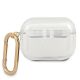 2. Guess, GUAPUCG4GT AirPods Pro Cover Transparent Glitter Collection
