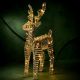 4. Rentier-Dekoration 60 cm 60 LED Gold