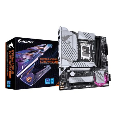 6. GIGABYTE B760M AORUS ELITE WIFI6E GEN5 Intel B760 LGA 1700 Micro-ATX