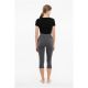 Damen-Thermoleggings Viking Base Layer Tende 3/4 Pants – Dark Grey, Größe: M