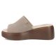 3. Filippo DK7798 Damen-Sandalen aus taupefarbenem Leder