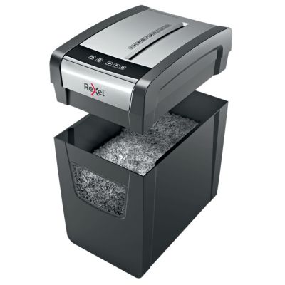 4. Rexel Momentum X312-SL Slimline Aktenvernichter, 12 Blatt, 23-Liter-Auffangbehälter