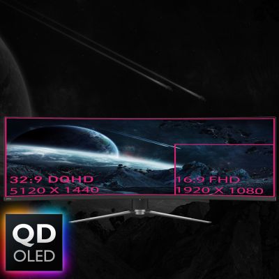 11. MSI MPG 491CQPDE QD-OLED-Computermonitor 124,5 cm (49 Zoll) 5120 x 1440 Pixel DQHD Schwarz
