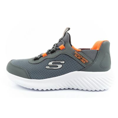 2. Skechers Bounder Slip-ins Junior Kinder Sportschuhe Grau