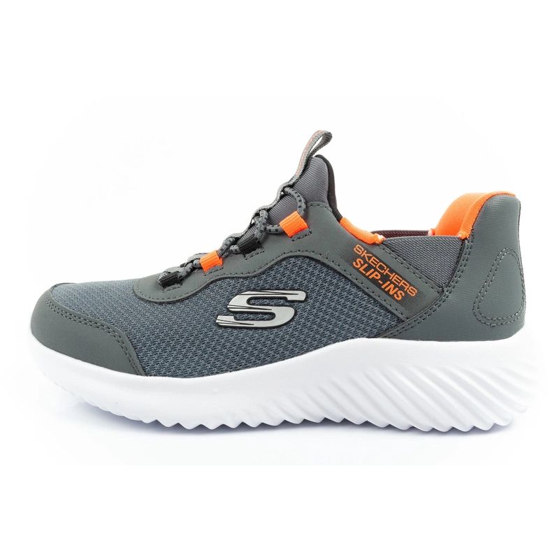 2. Skechers Bounder Slip-ins Junior Kinder Sportschuhe Grau